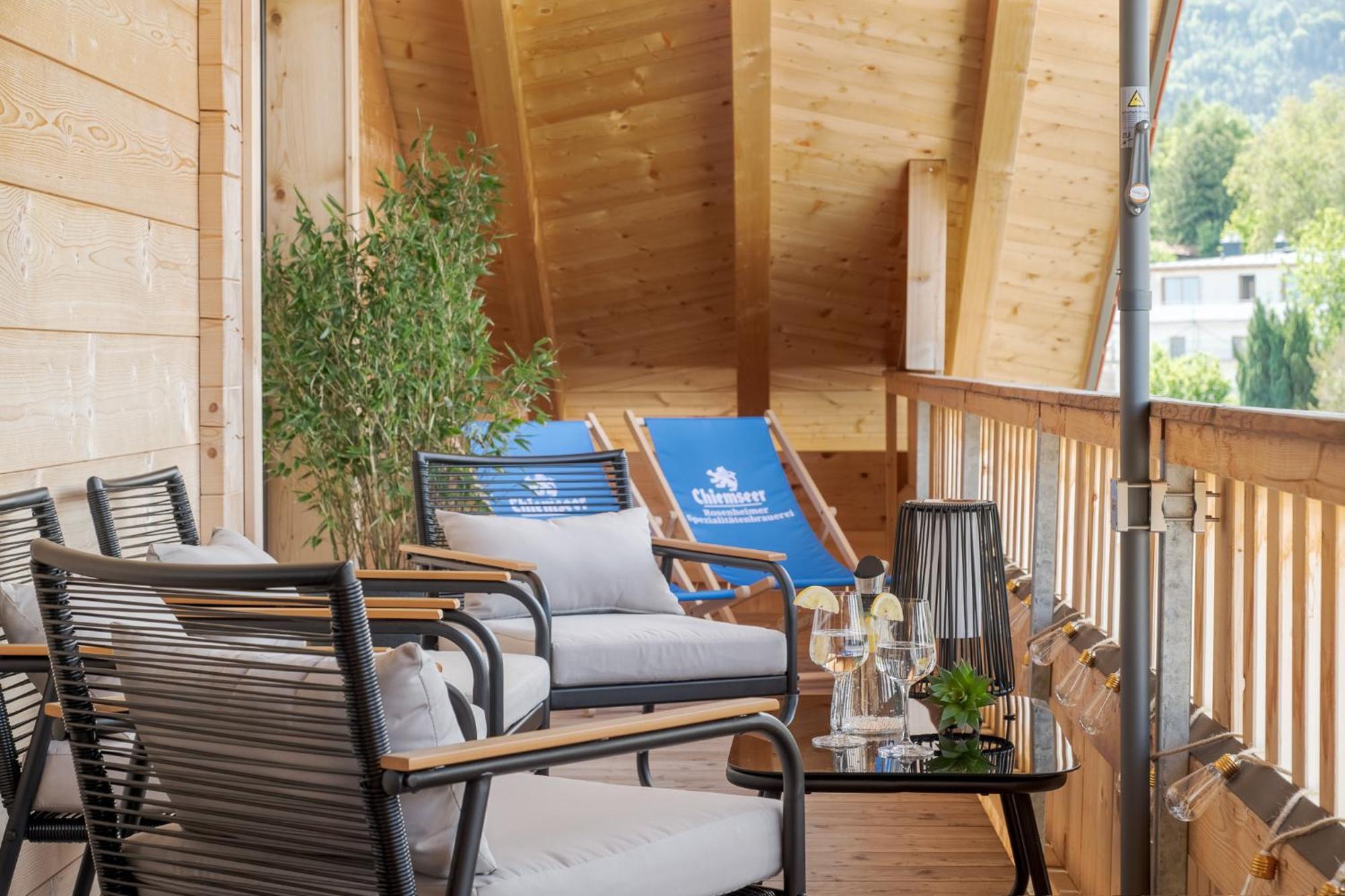 Fenjoy: Ferienapartment Mit Bergblick / Balkon / Bbq Бернау-ам-Кимзее Экстерьер фото